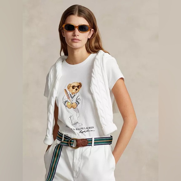 Polo Ralph Lauren Tops - WIMBLEDON X RALPH LAUREN - polo bear t shirt